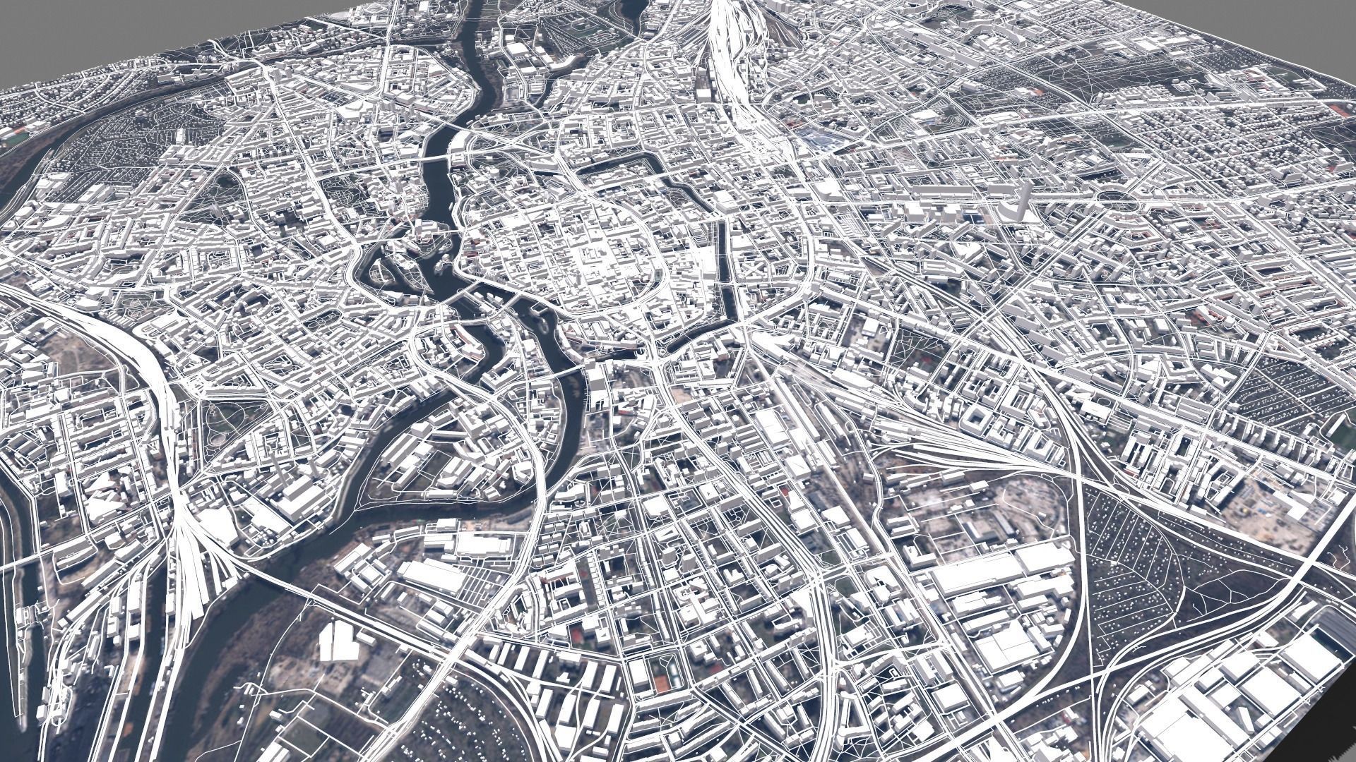 Cityscape Wroclaw Poland 3D model_10