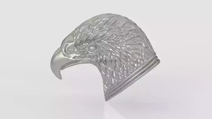 Eagle gold pendant 3d print model A96