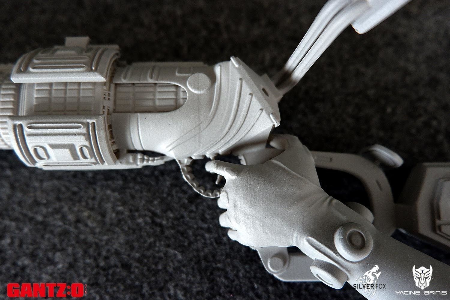 Gantz 3D Model statue of woman holding sword 3D print model_42