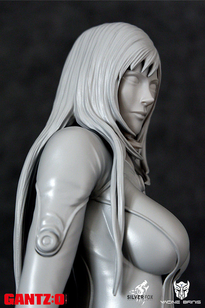 Gantz 3D Model statue of woman holding sword 3D print model_31