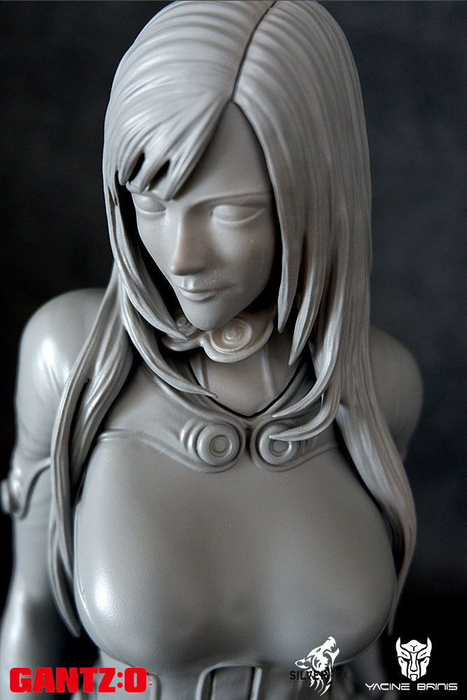 Gantz 3D Model statue of woman holding sword 3D print model_39