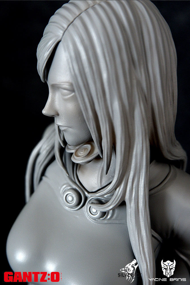 Gantz 3D Model statue of woman holding sword 3D print model_40