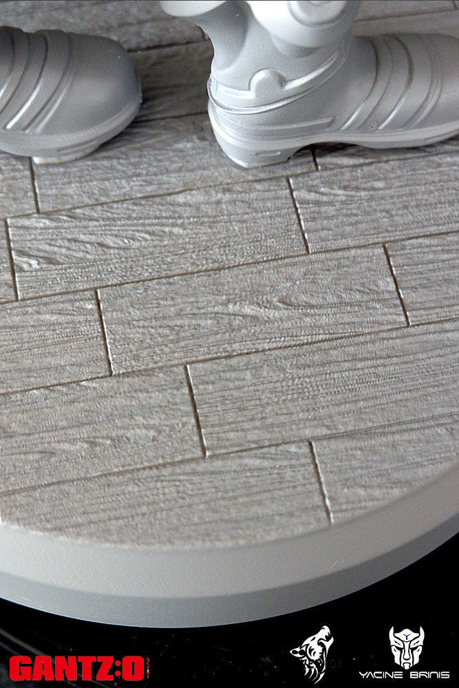 Gantz 3D Model statue of woman holding sword 3D print model_41