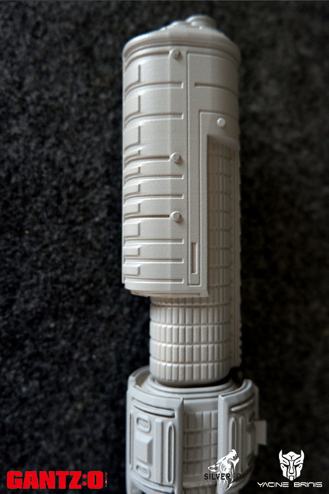 Gantz 3D Model statue of woman holding sword 3D print model_43