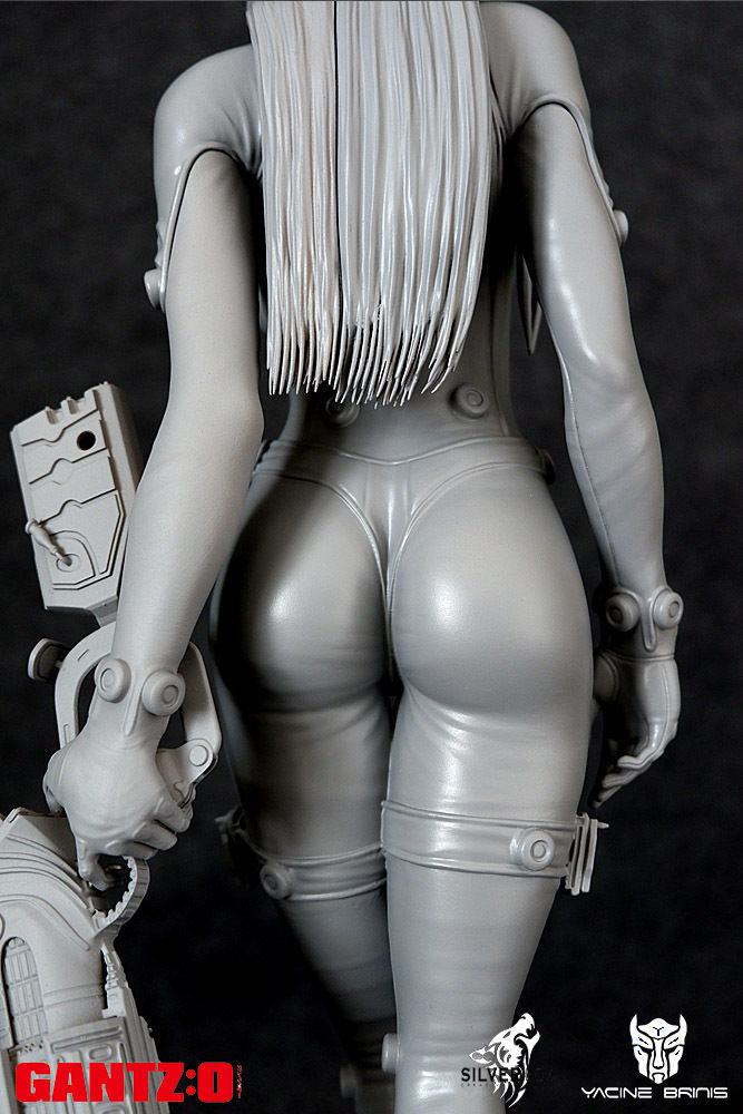 Gantz 3D Model statue of woman holding sword 3D print model_20