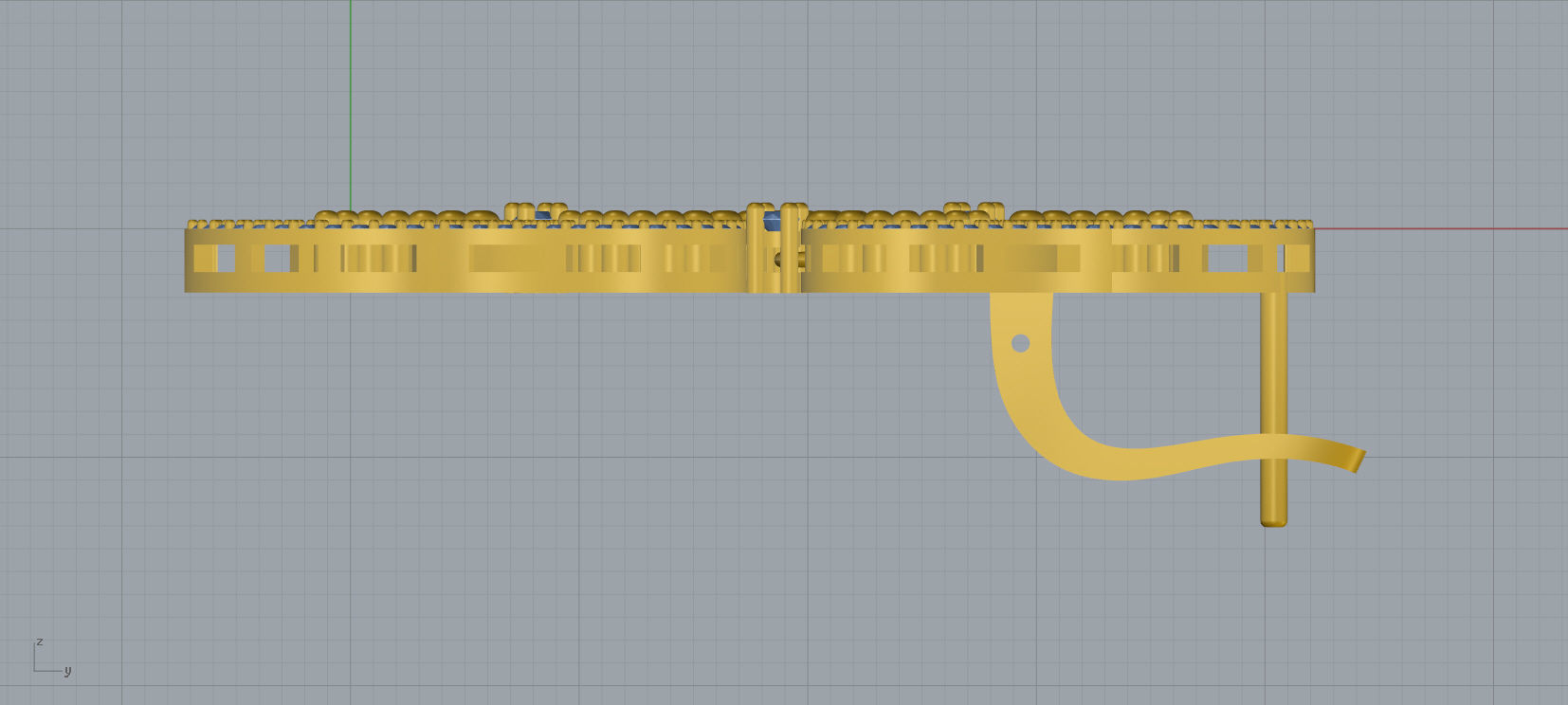 Earrings diamond 3d print model A98 3D print model_10