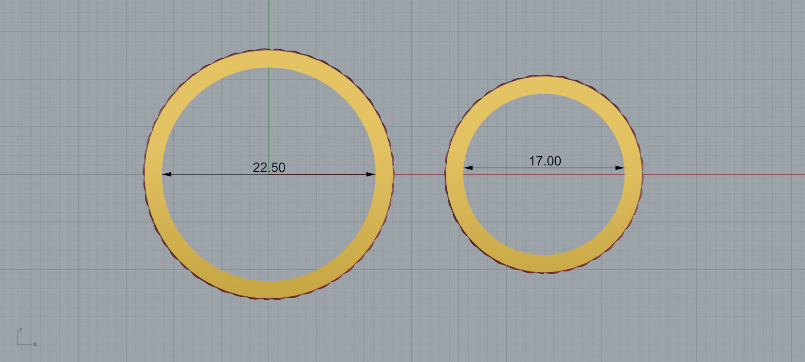 Wedding rings 3d print model A99 3D print model_14