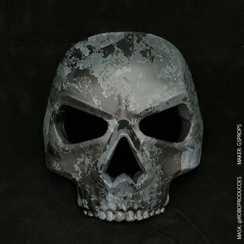 GHOST MACE MASK - CALL OF DUTY MODERN WARFARE 2 - WARZONE 3D print model_10