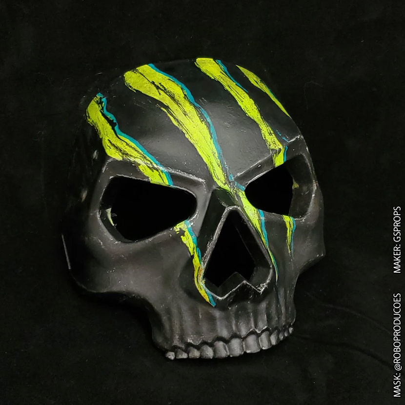 GHOST MACE MASK - CALL OF DUTY MODERN WARFARE 2 - WARZONE 3D print model_11