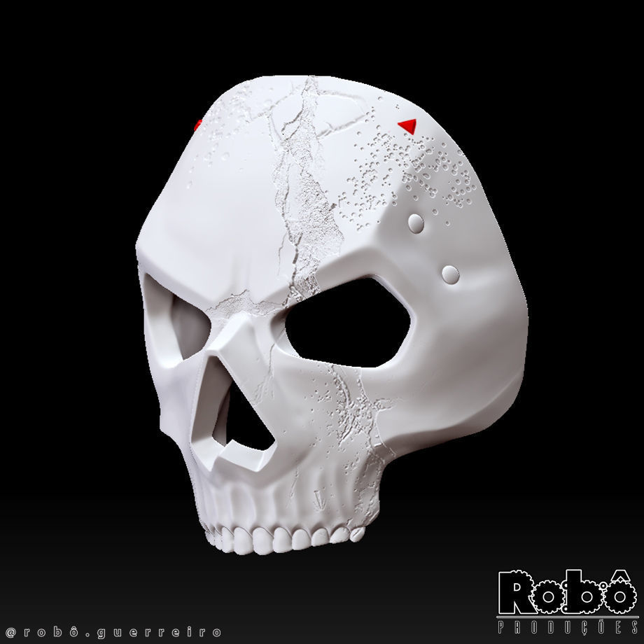 GHOST MACE MASK - CALL OF DUTY MODERN WARFARE 2 - WARZONE 3D print model_6