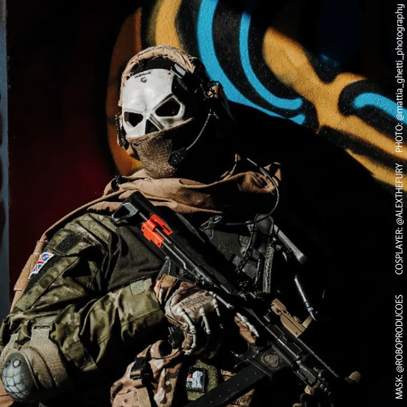 GHOST MACE MASK - CALL OF DUTY MODERN WARFARE 2 - WARZONE 3D print model_1