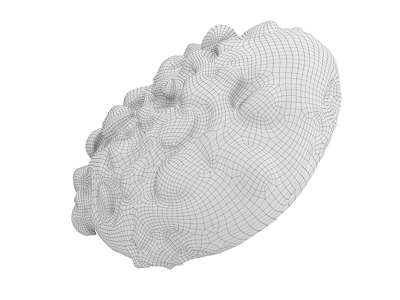 Cookie 13 Low-poly 3D model_14