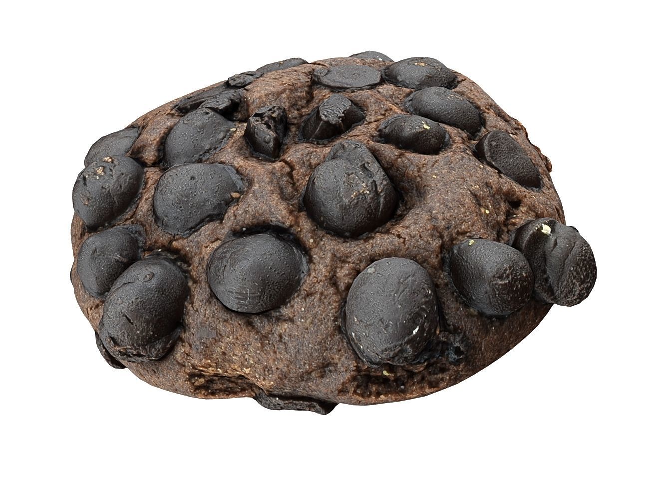 Cookie 13 Low-poly 3D model_3