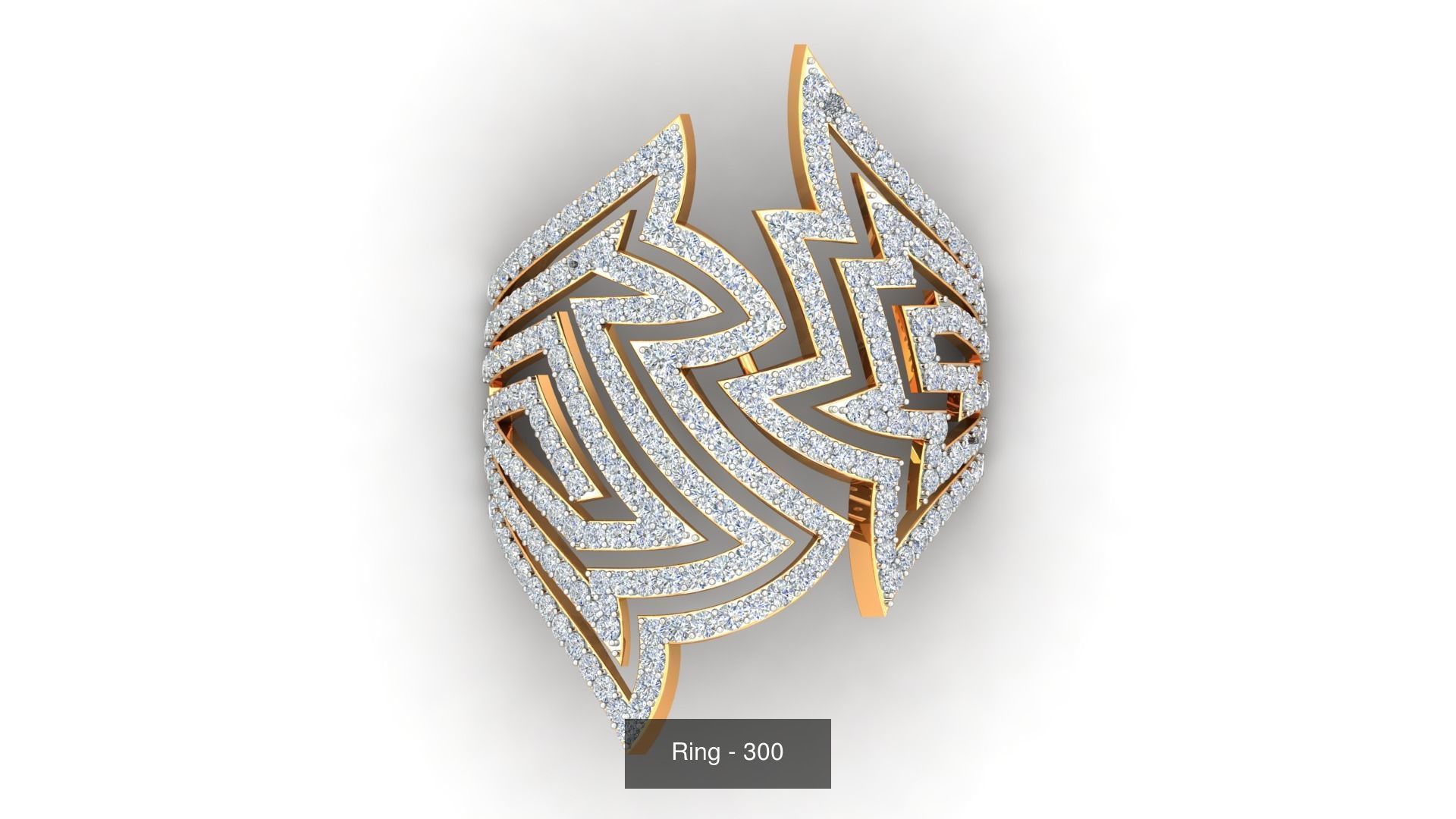 113 Cocktail High Jewelry rings  3D Model Collection_76