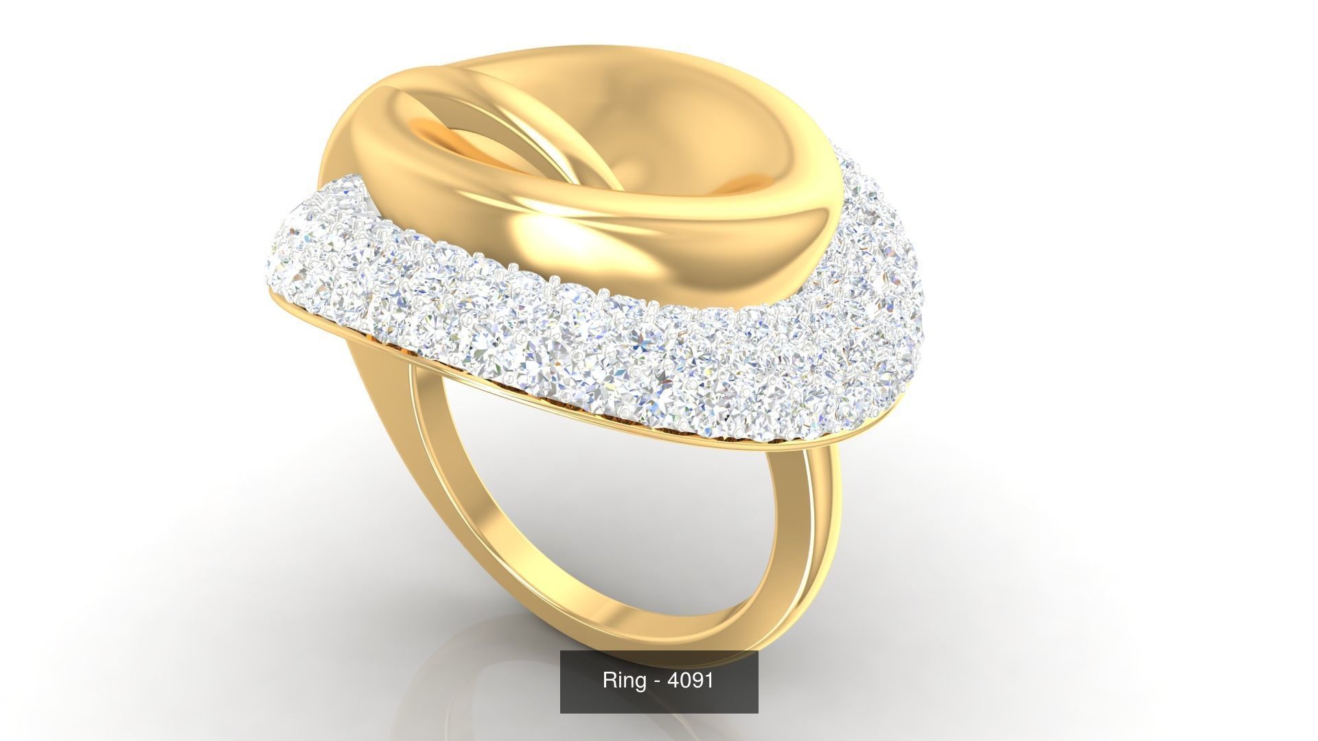 113 Cocktail High Jewelry rings  3D Model Collection_36