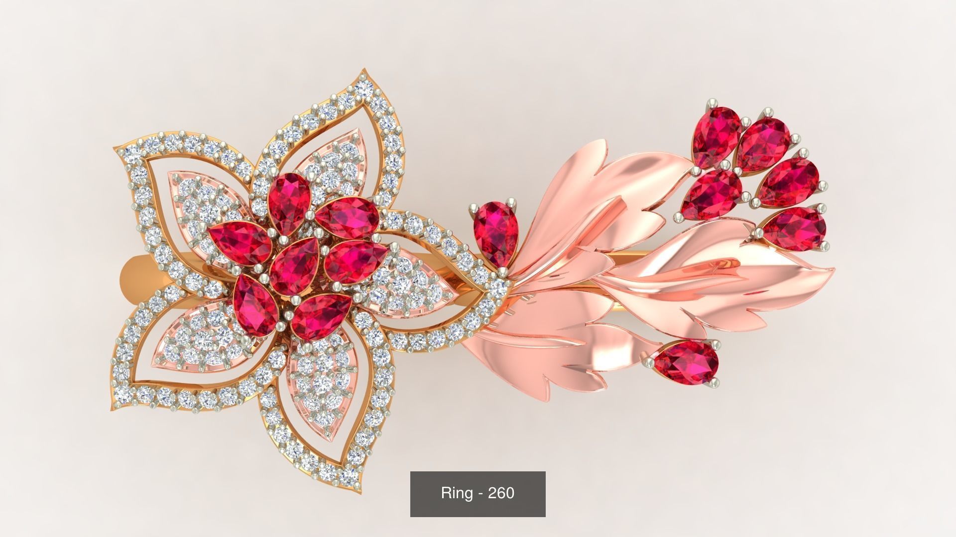 113 Cocktail High Jewelry rings  3D Model Collection_108