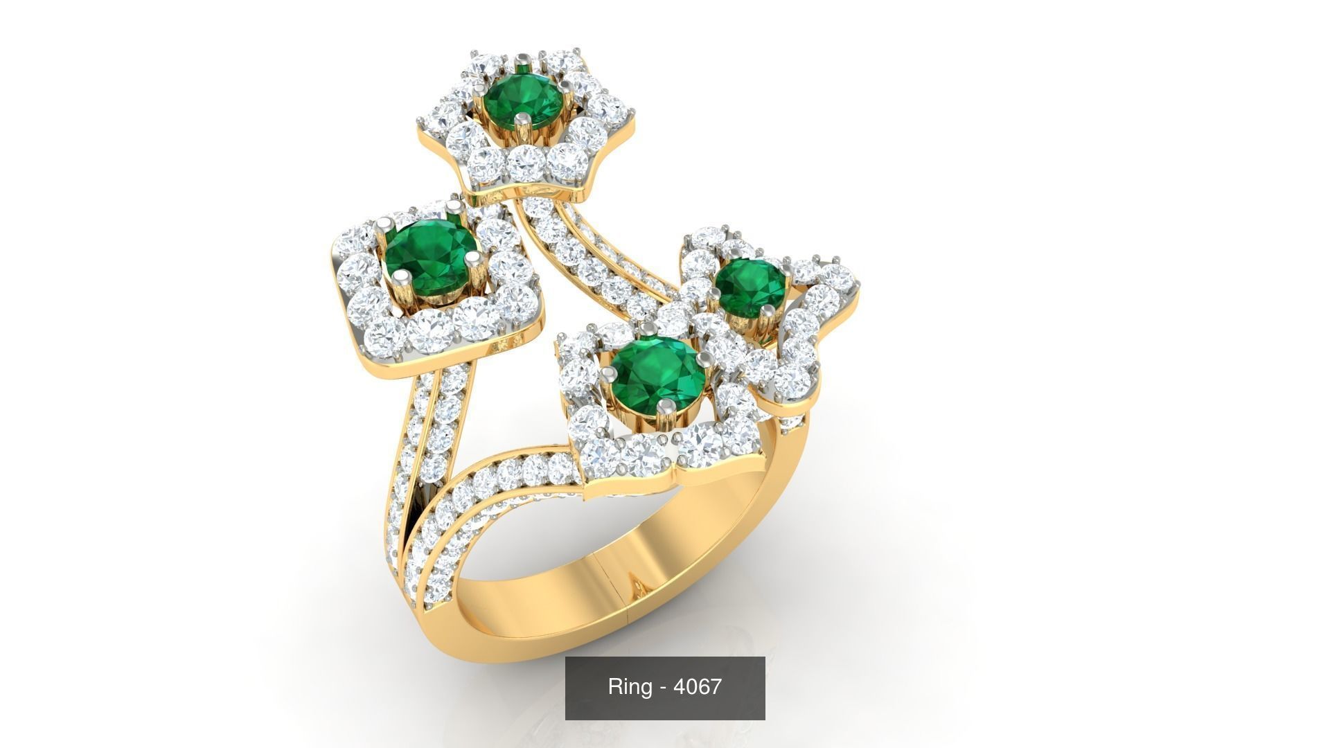 113 Cocktail High Jewelry rings  3D Model Collection_55