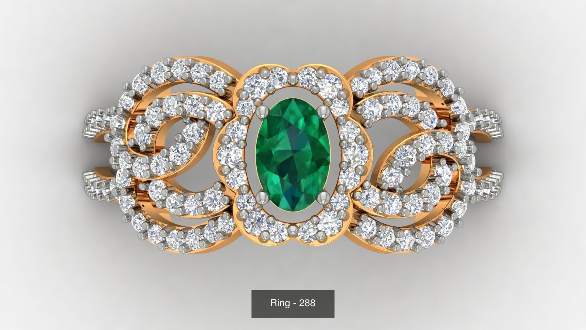 113 Cocktail High Jewelry rings  3D Model Collection_84