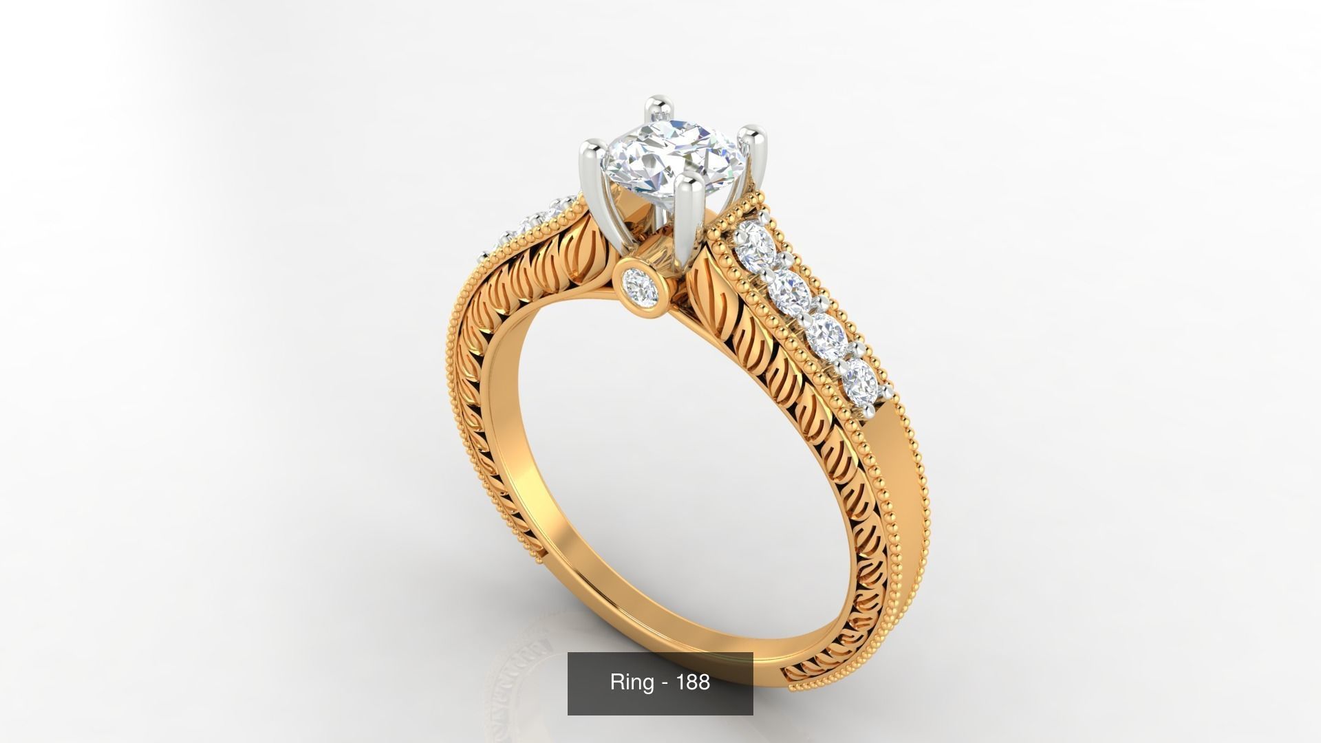 113 Cocktail High Jewelry rings  3D Model Collection_127