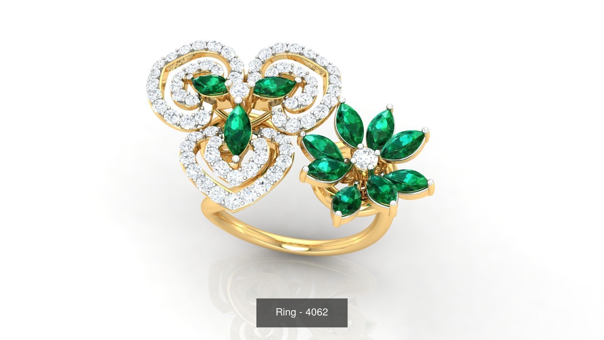 113 Cocktail High Jewelry rings  3D Model Collection_60