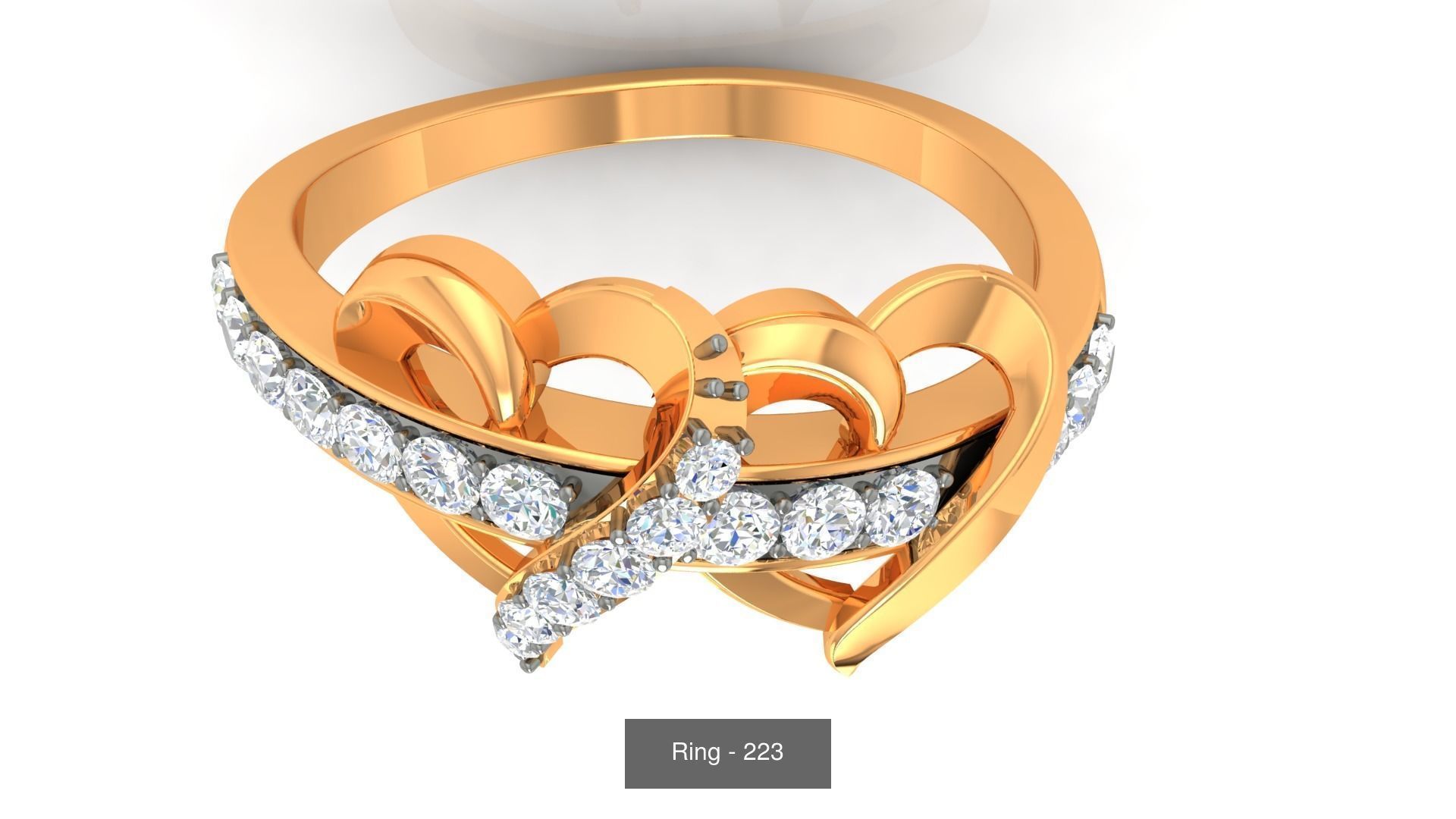 113 Cocktail High Jewelry rings  3D Model Collection_121