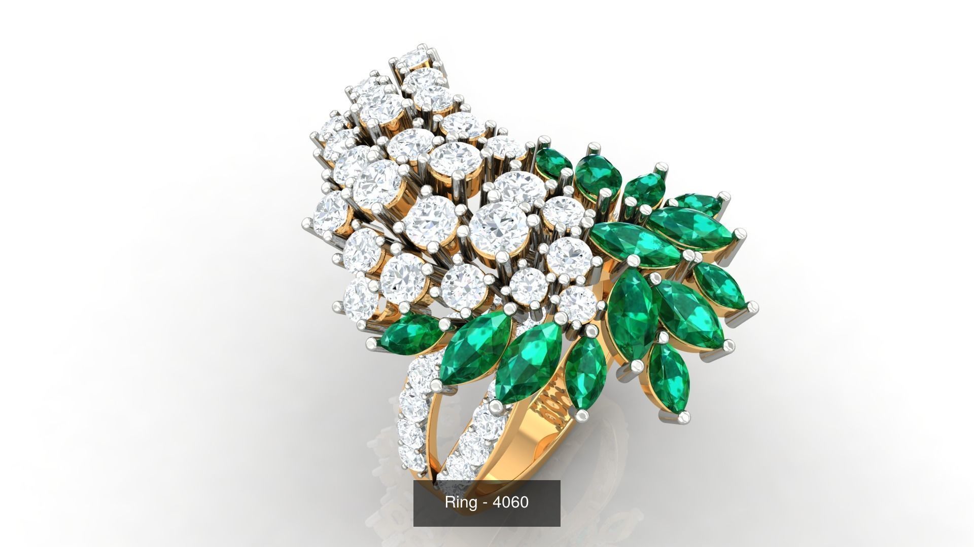 113 Cocktail High Jewelry rings  3D Model Collection_62