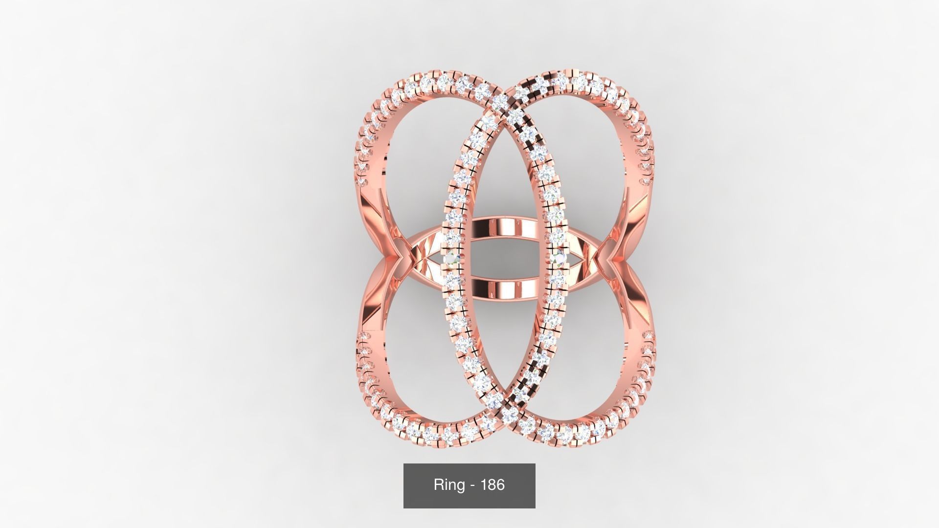 113 Cocktail High Jewelry rings  3D Model Collection_128