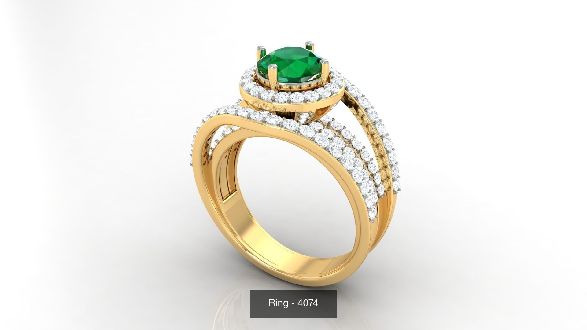 113 Cocktail High Jewelry rings  3D Model Collection_48