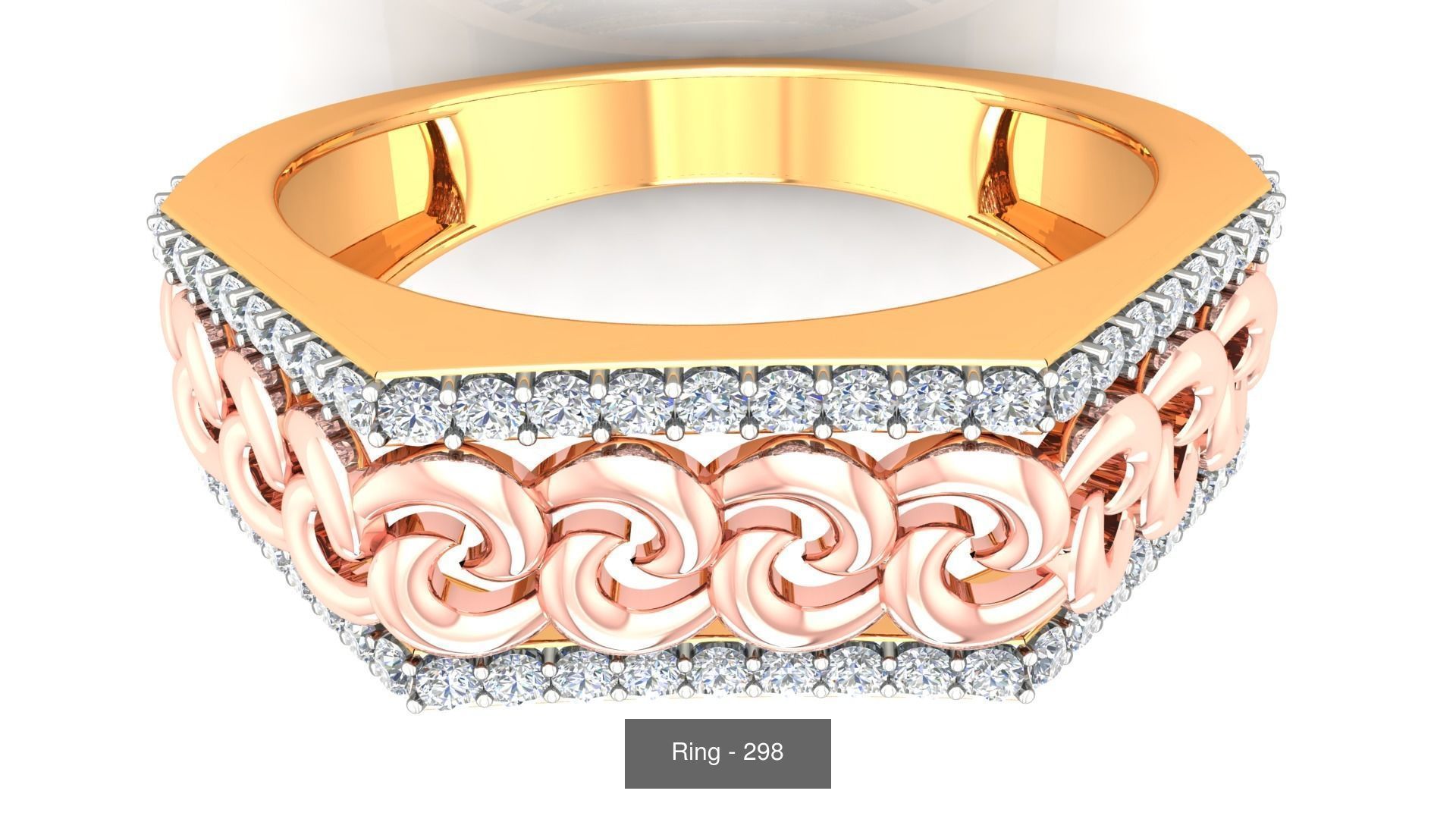 113 Cocktail High Jewelry rings  3D Model Collection_78