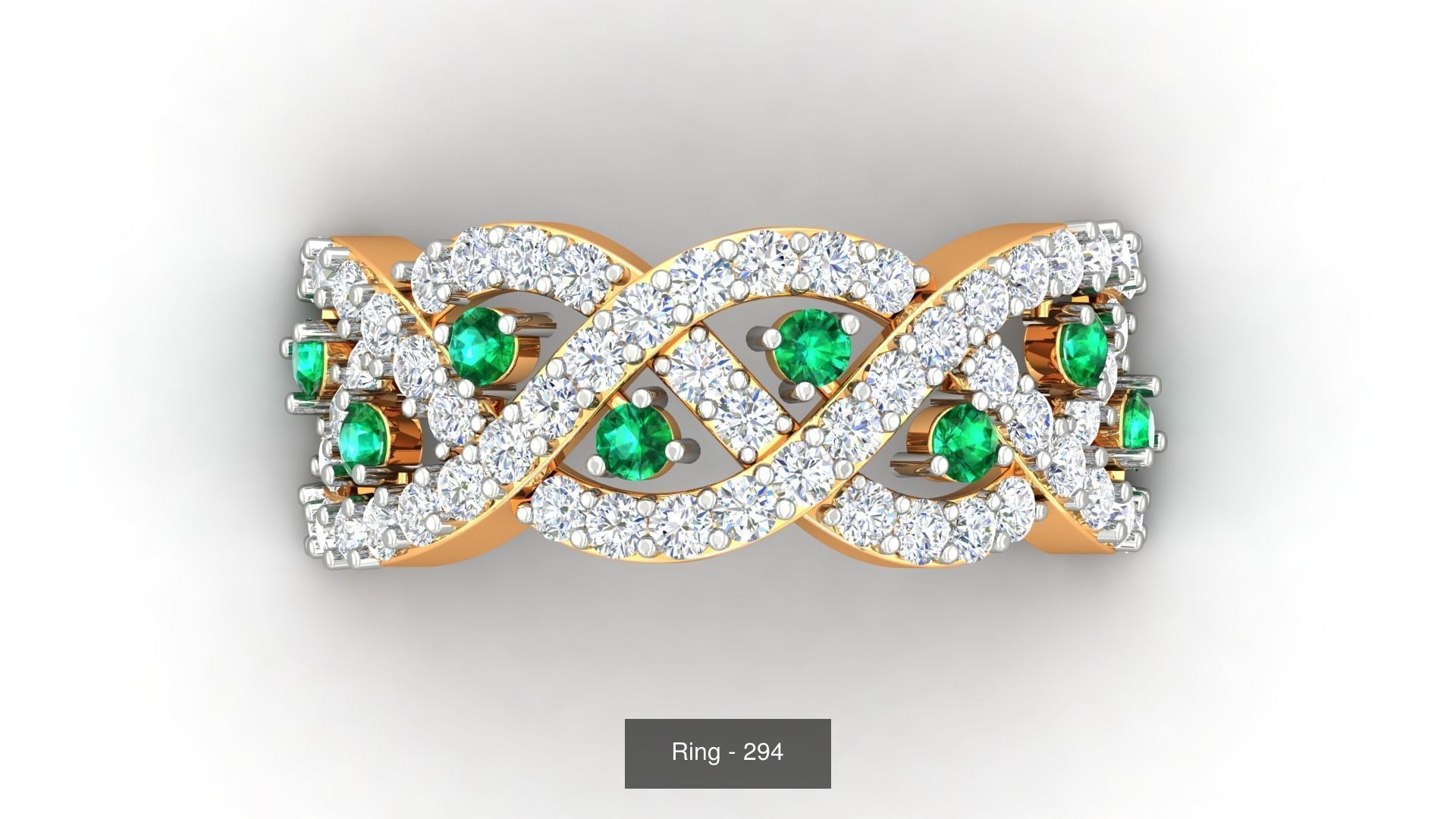 113 Cocktail High Jewelry rings  3D Model Collection_82