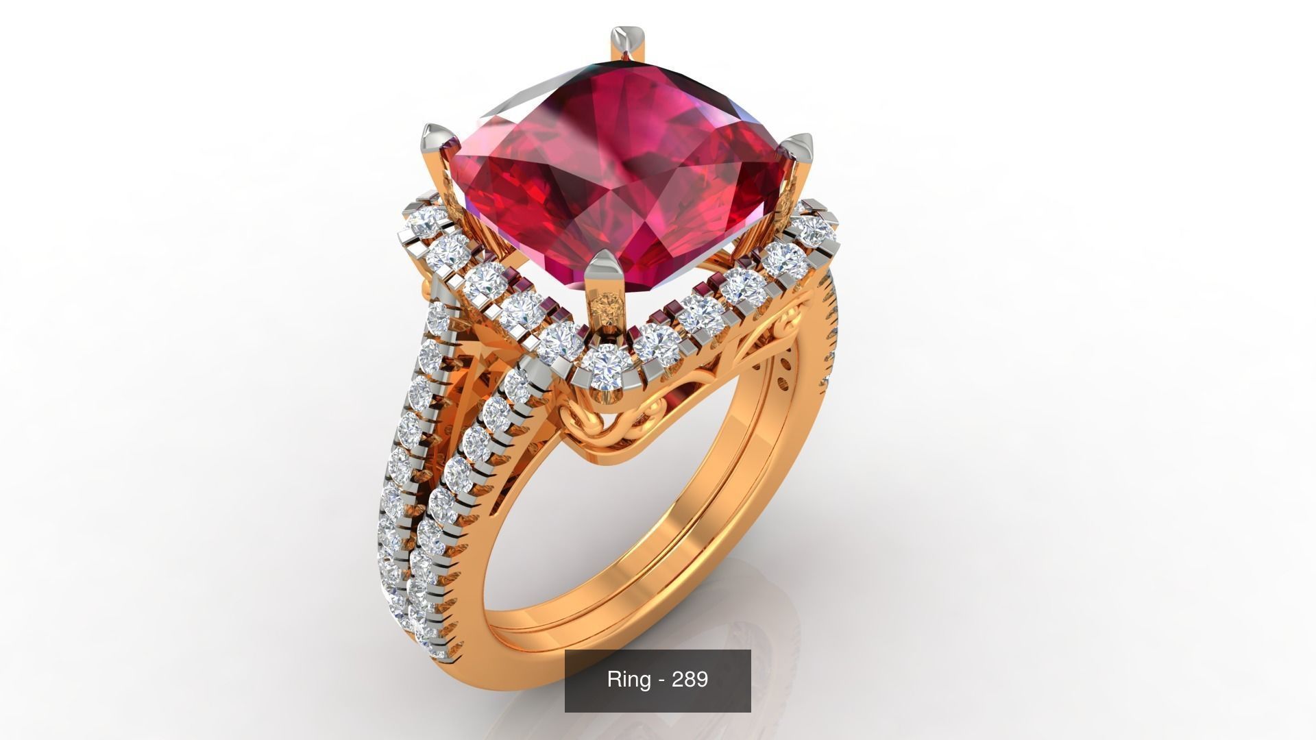 113 Cocktail High Jewelry rings  3D Model Collection_83