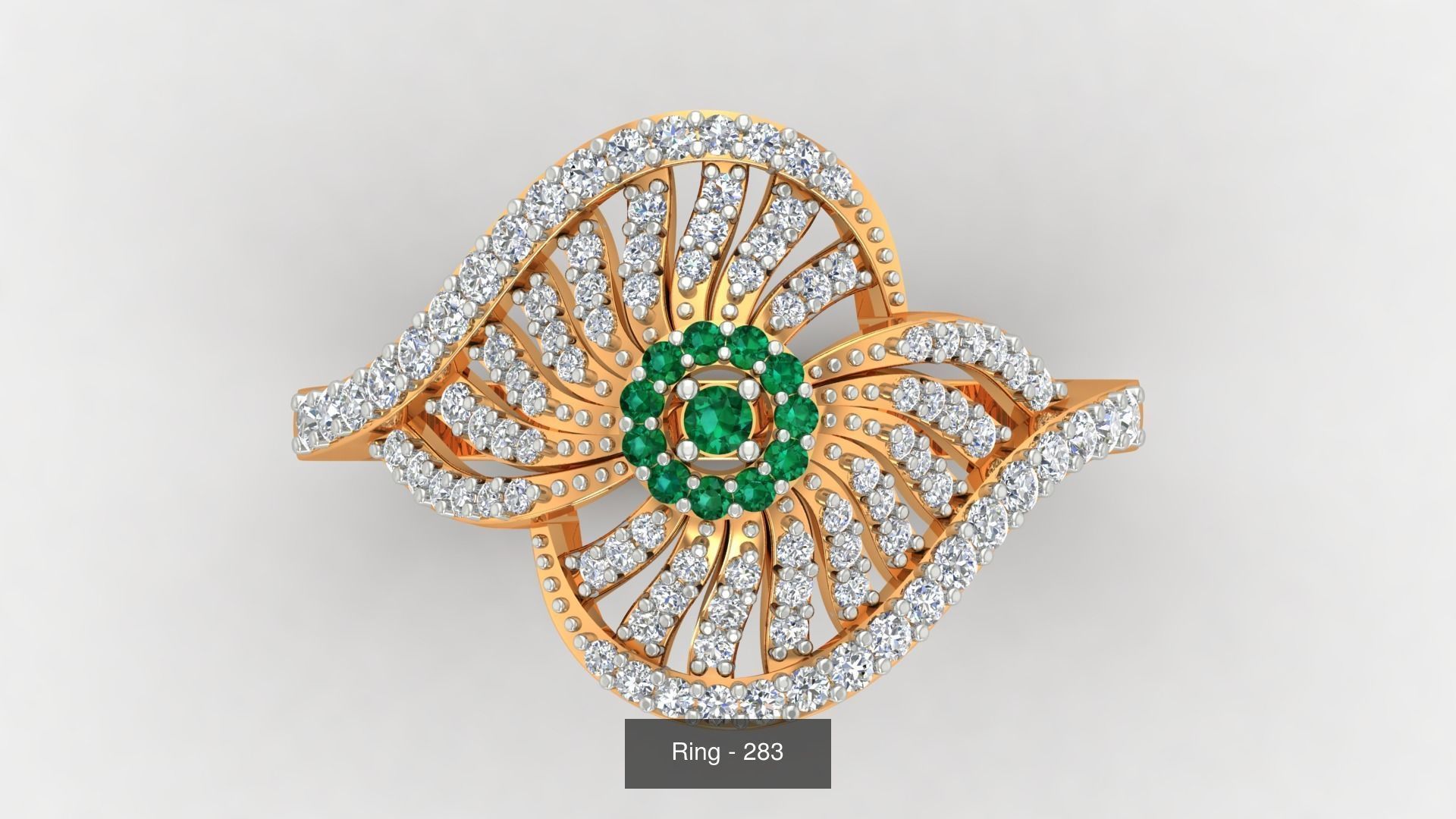 113 Cocktail High Jewelry rings  3D Model Collection_88