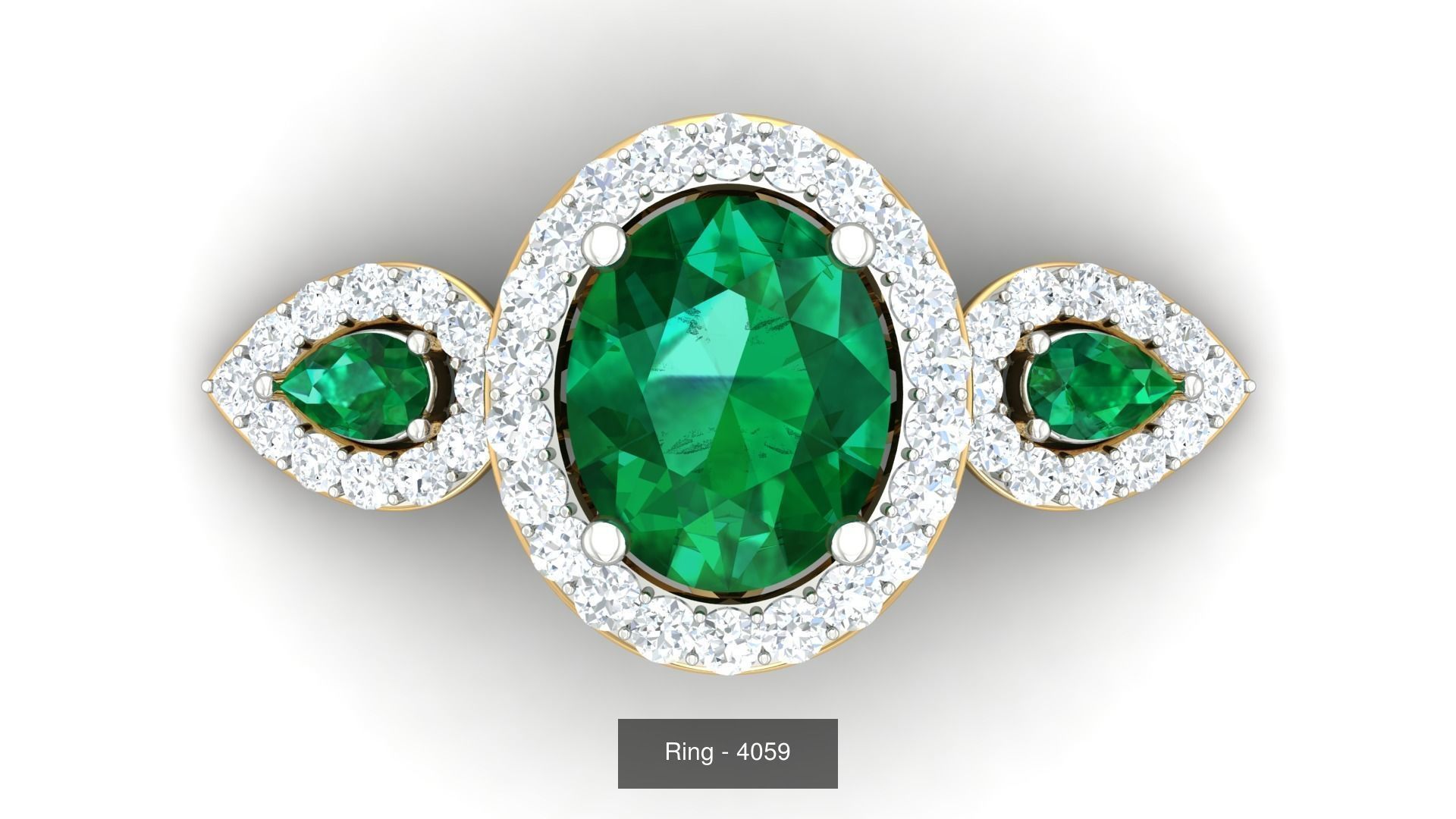 113 Cocktail High Jewelry rings  3D Model Collection_63