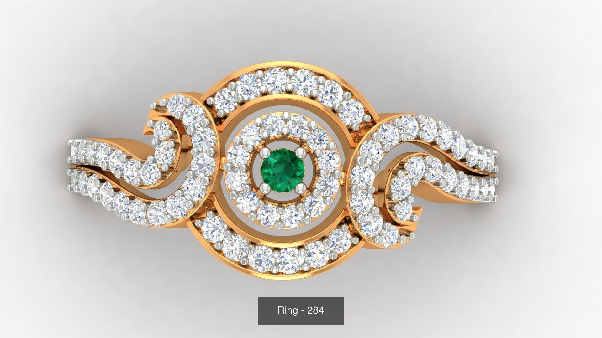 113 Cocktail High Jewelry rings  3D Model Collection_87