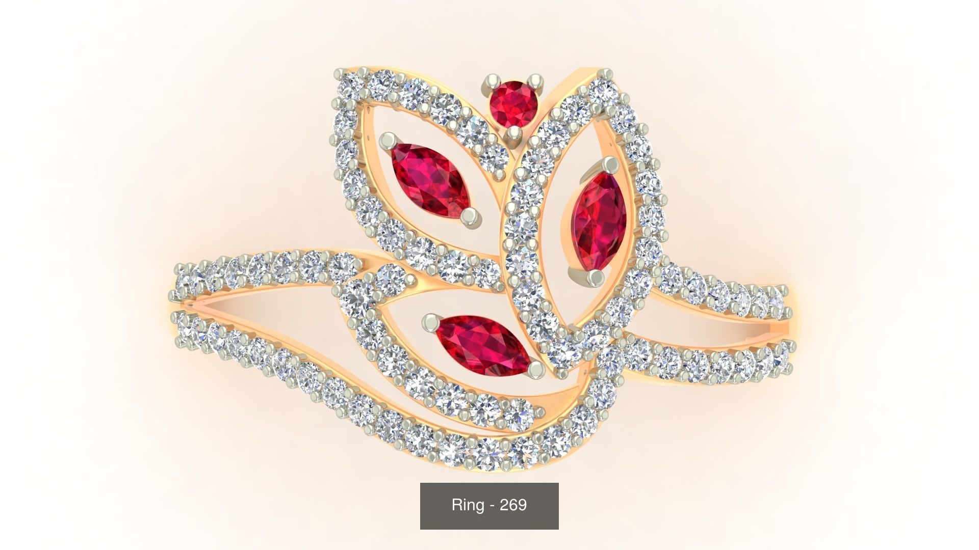 113 Cocktail High Jewelry rings  3D Model Collection_102