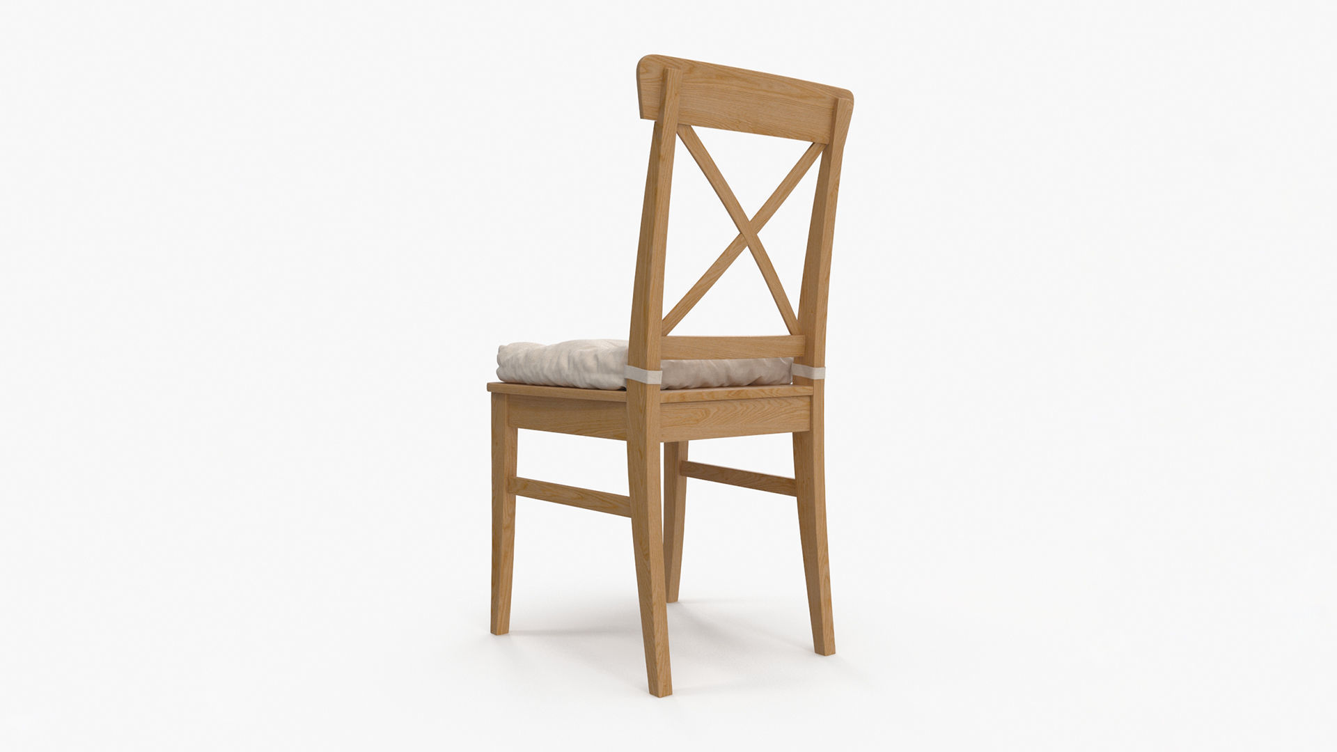 Ingolf Chair by IKEA 3D model_2