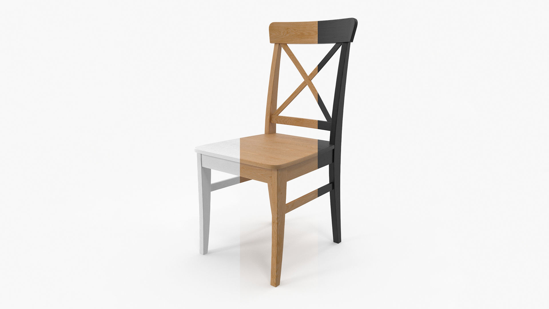 Ingolf Chair by IKEA 3D model_5