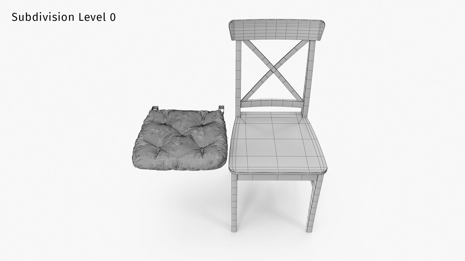 Ingolf Chair by IKEA 3D model_17