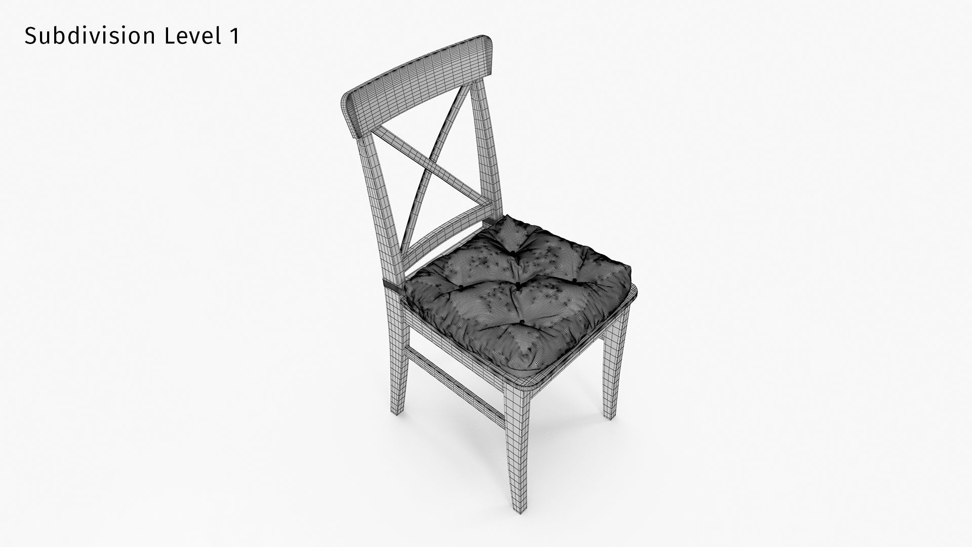 Ingolf Chair by IKEA 3D model_15