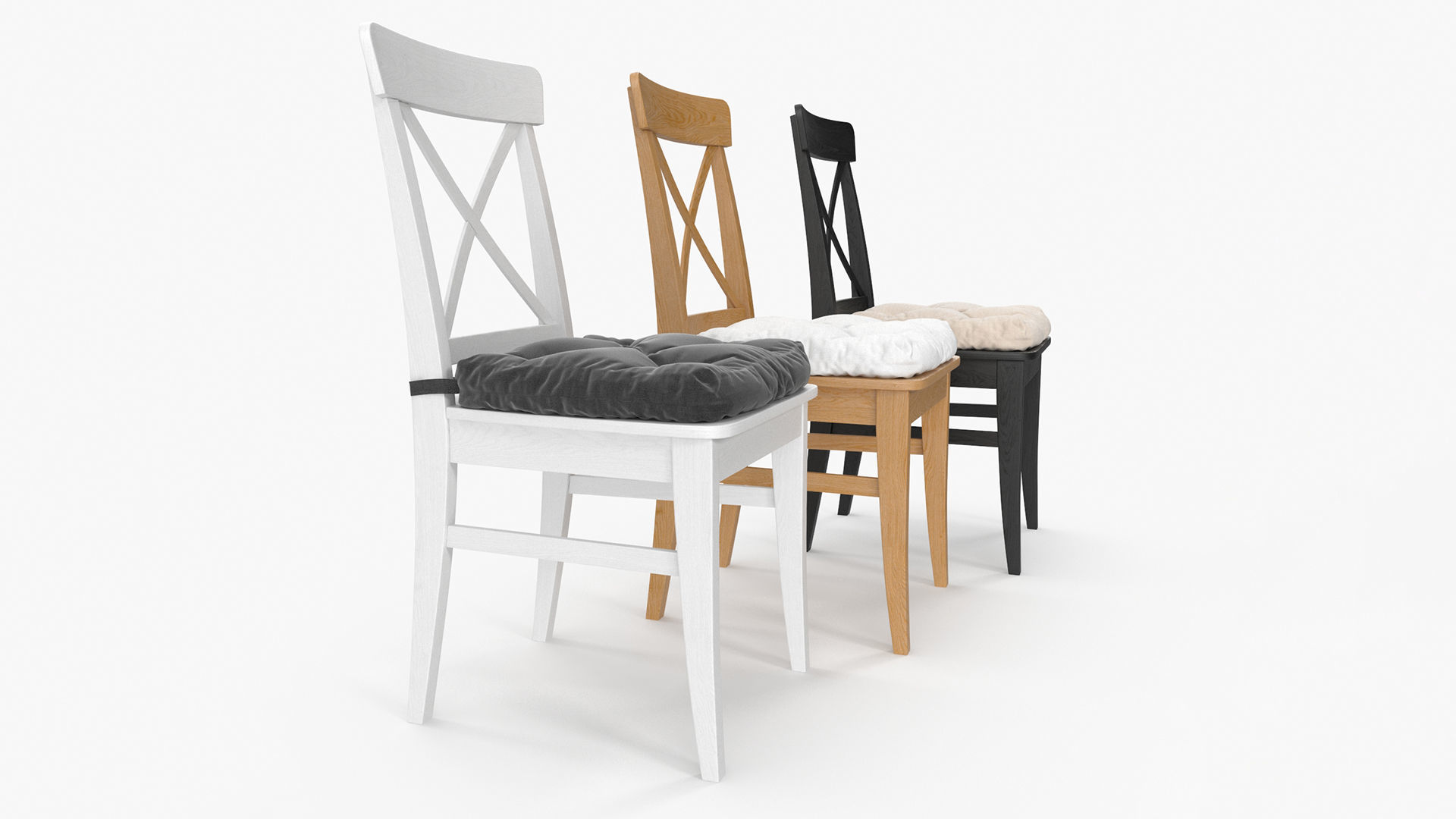 Ingolf Chair by IKEA 3D model_6