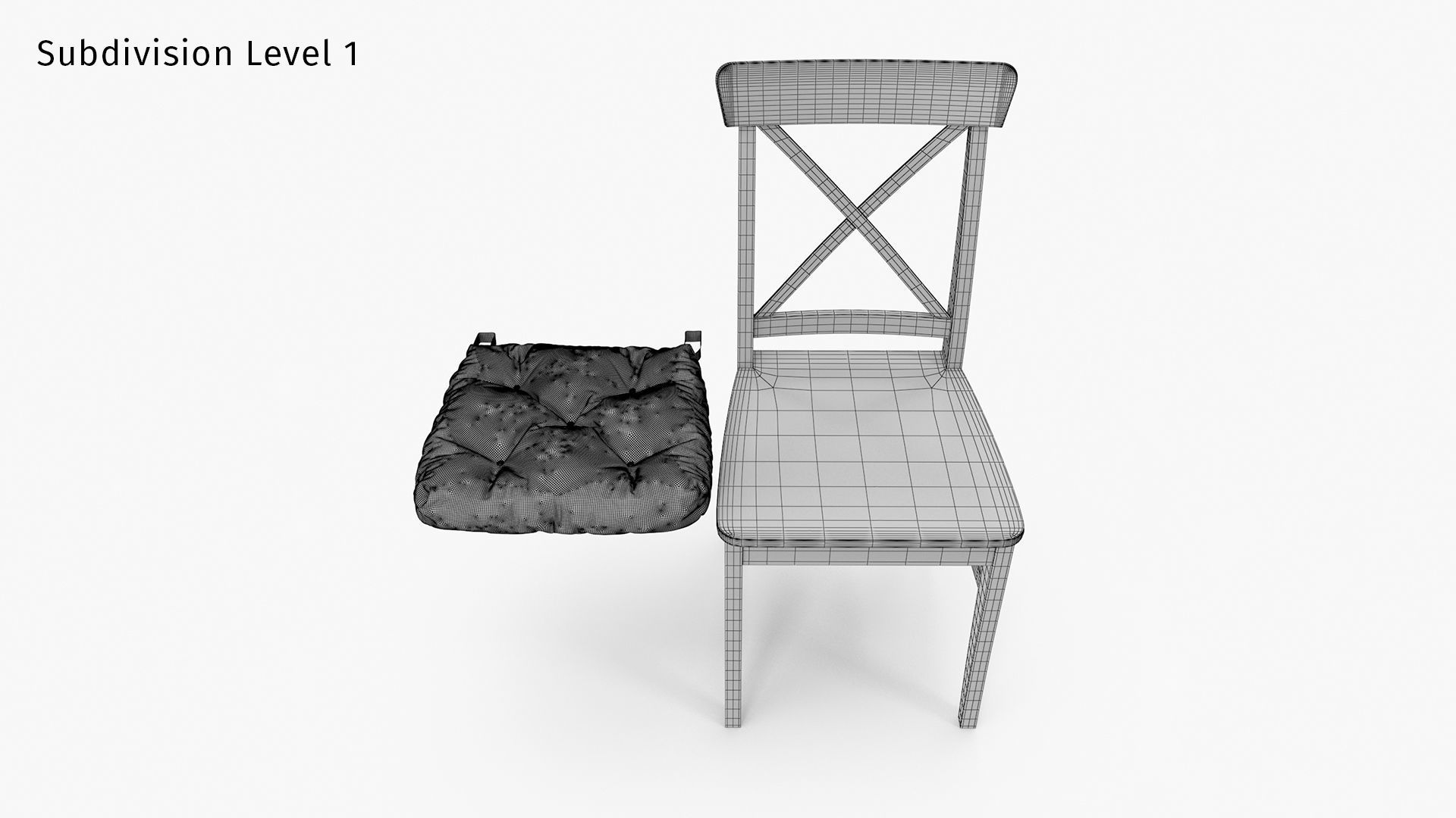 Ingolf Chair by IKEA 3D model_18