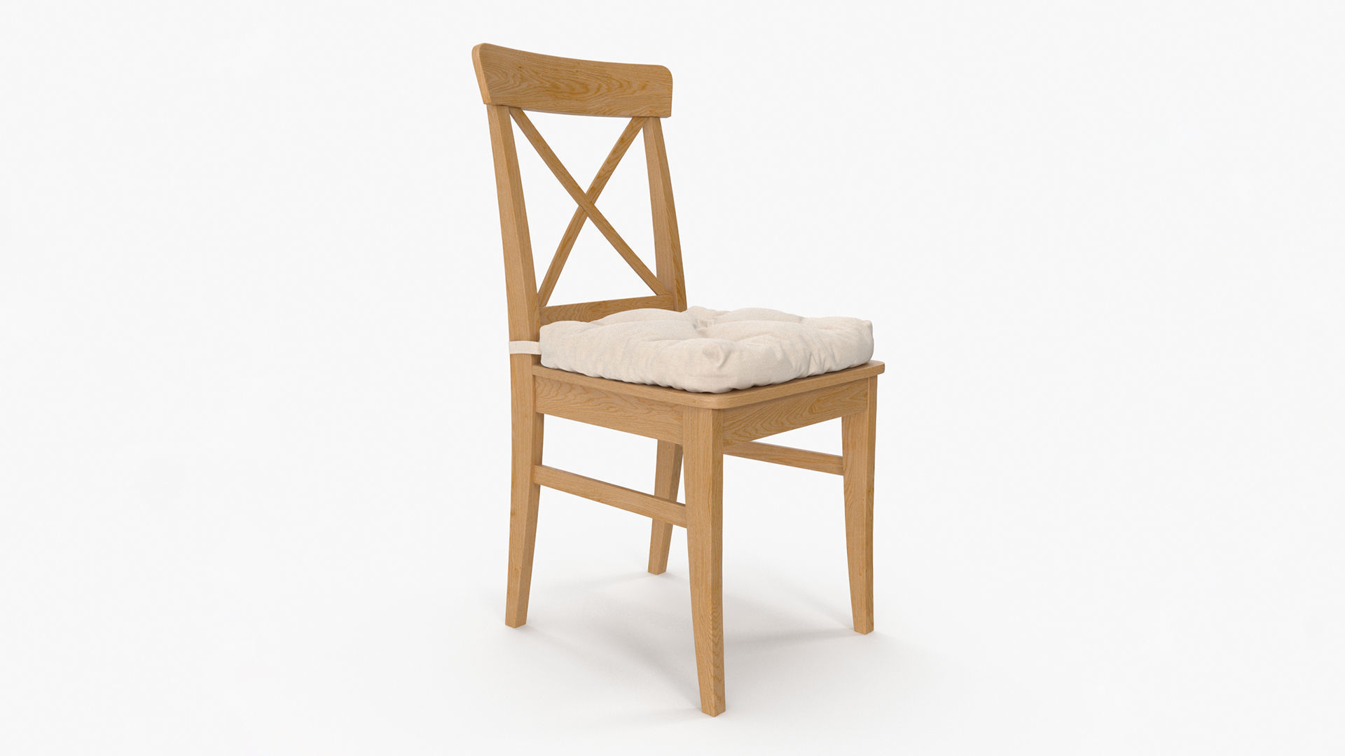 Ingolf Chair by IKEA 3D model_1