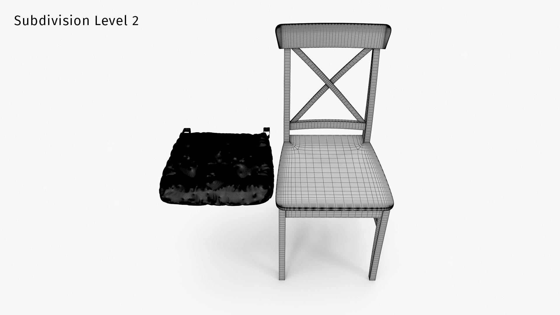 Ingolf Chair by IKEA 3D model_19