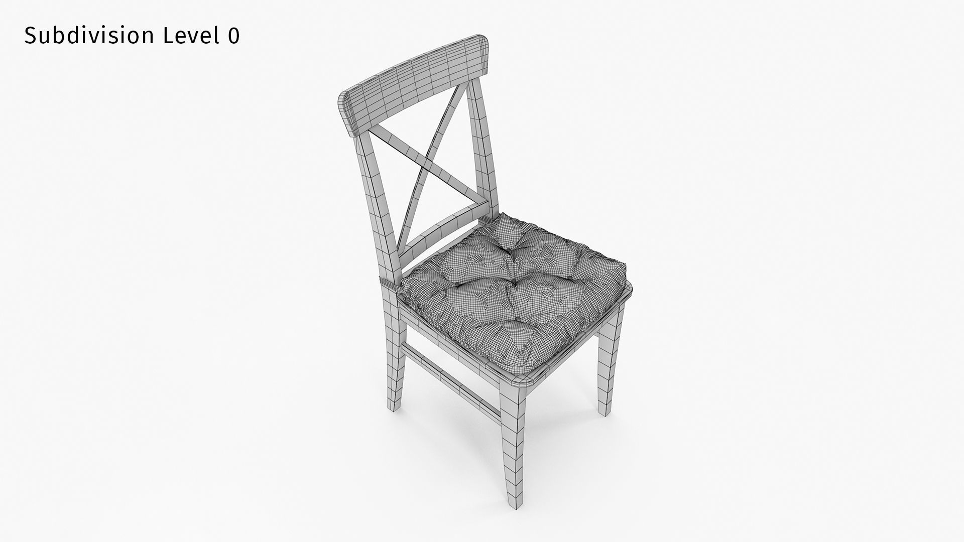 Ingolf Chair by IKEA 3D model_14