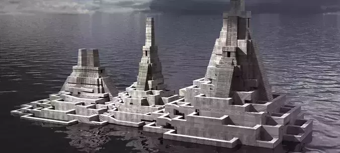 Aztec Ritual Mazes  3D model