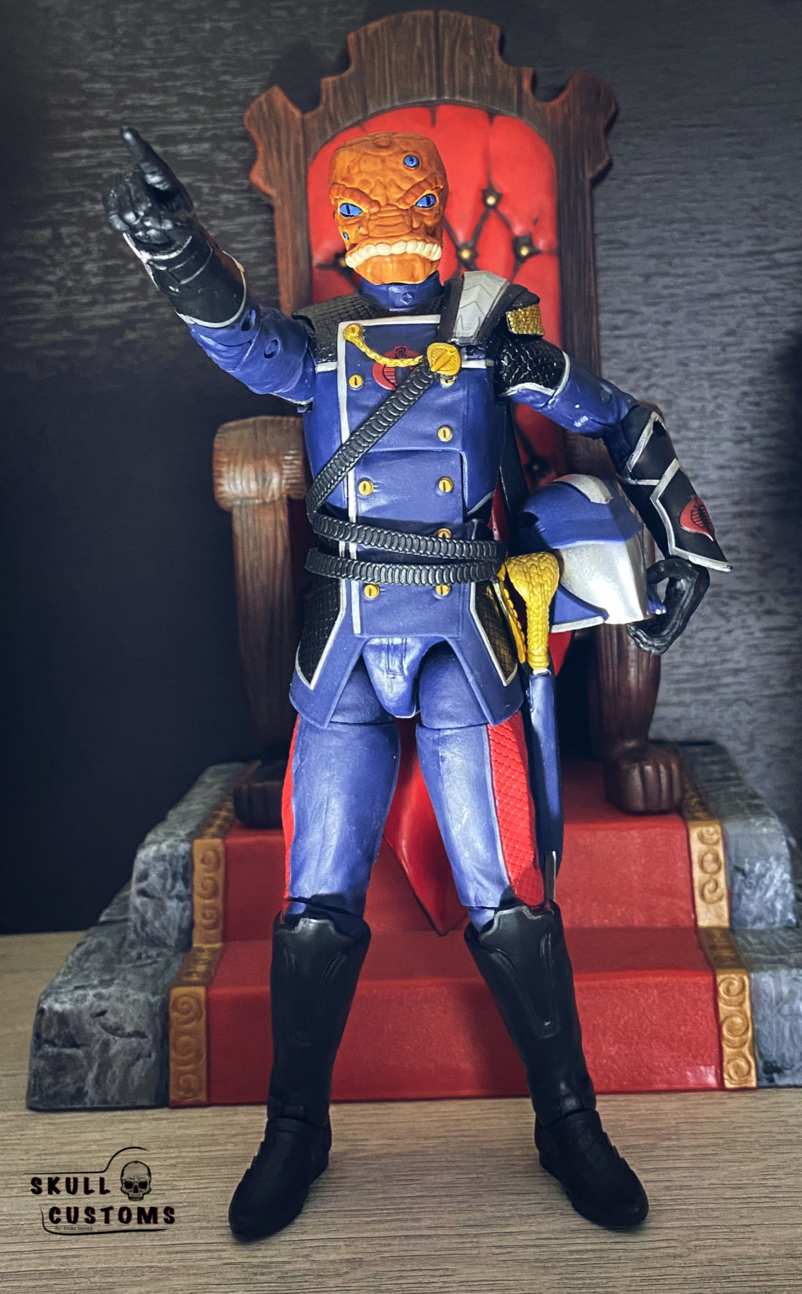 Cobra Commander Custom Head 3D model_1