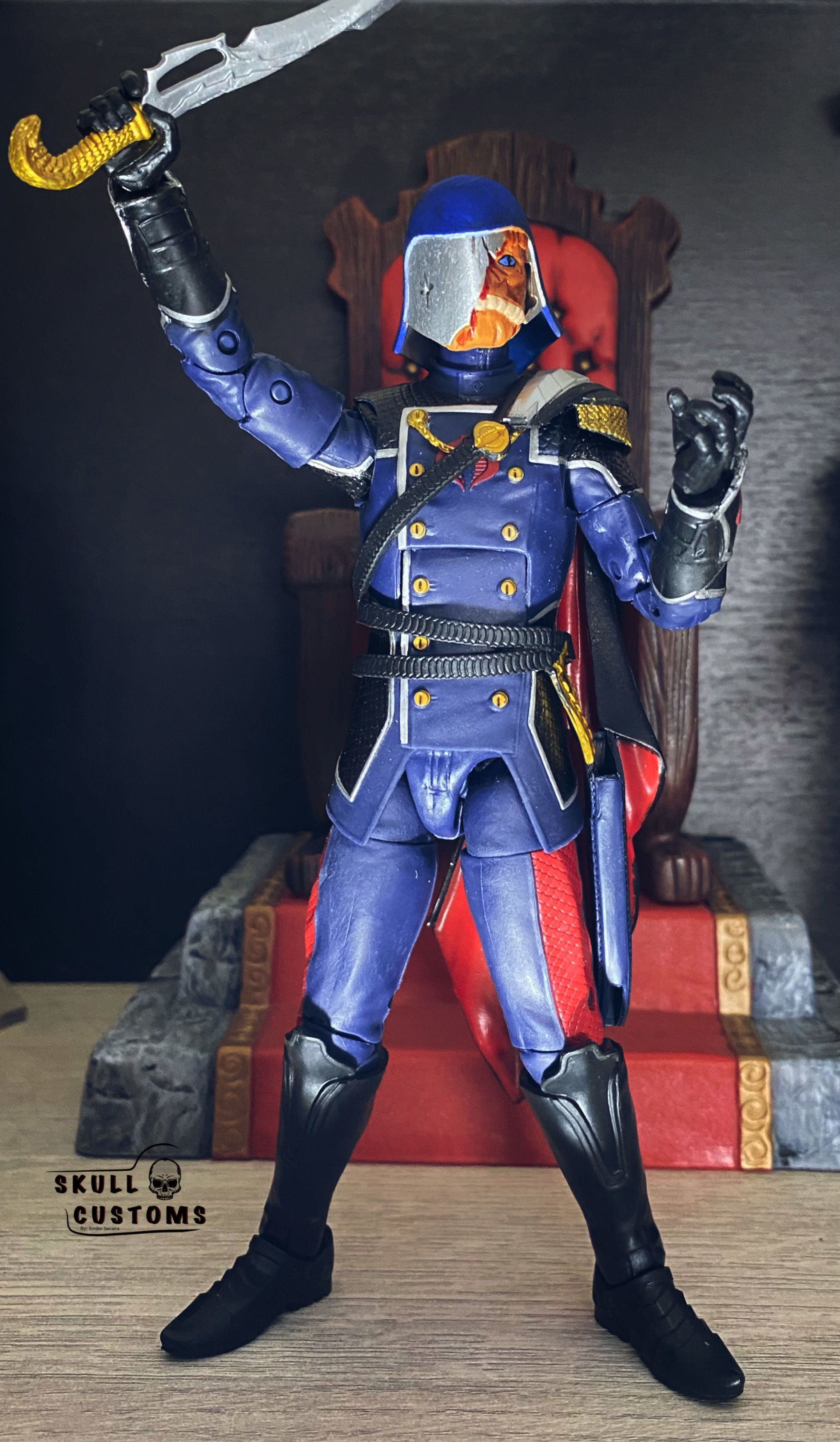 Cobra Commander Custom Head 3D model_3