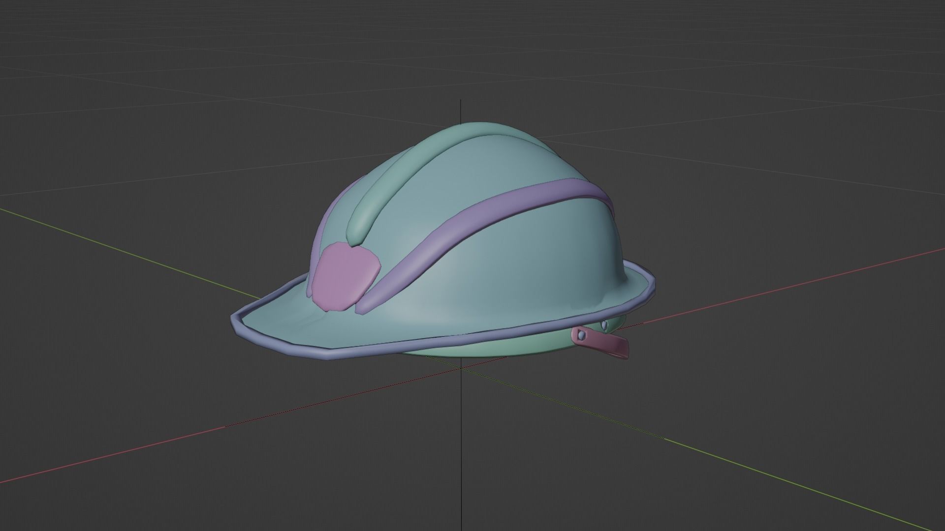 Yellow Safety Helmet 3D model_6