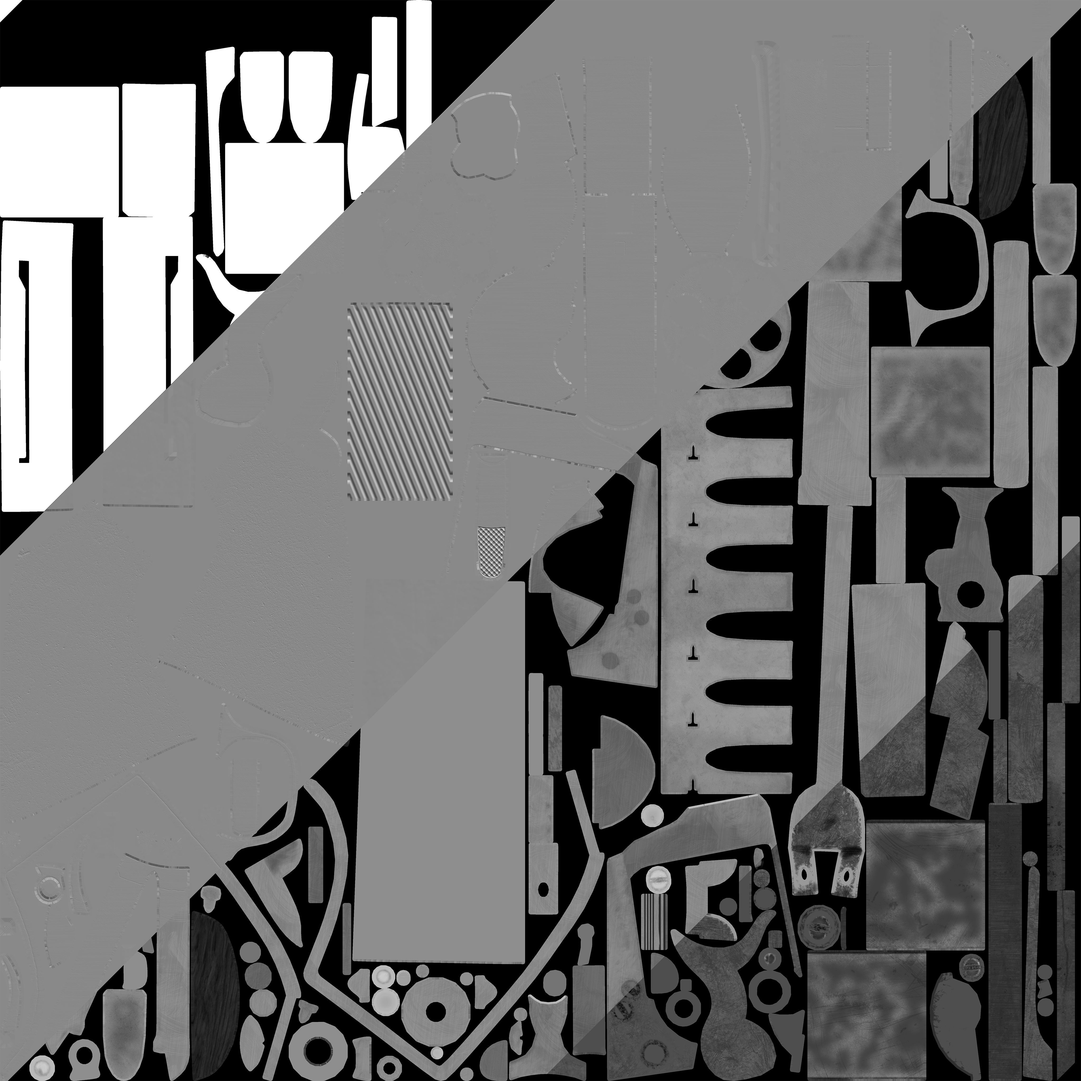 Colt Single Action Army Low-poly 3D model_9