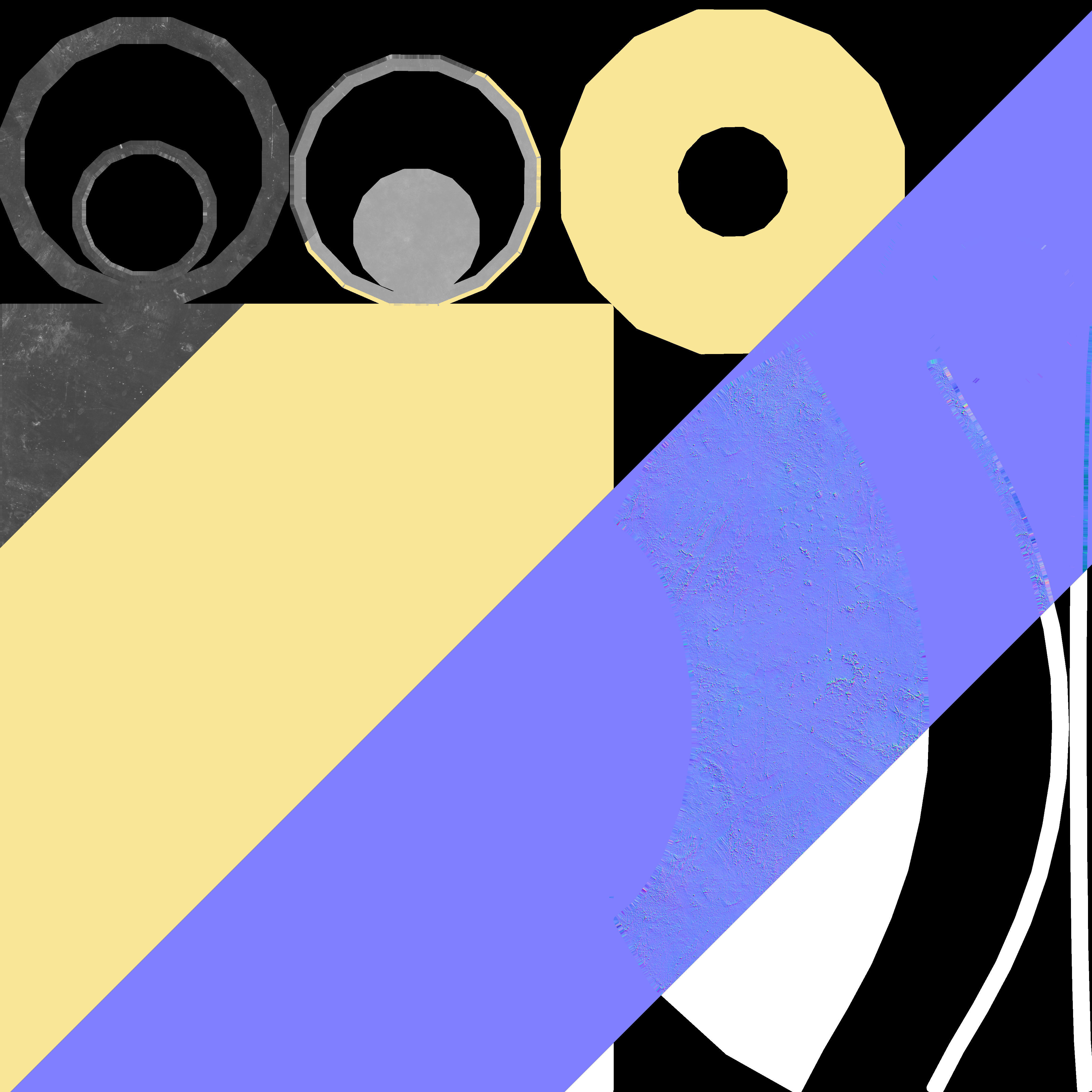 Colt Single Action Army Low-poly 3D model_10